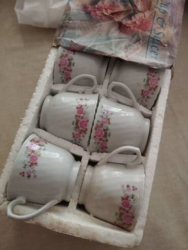 gozel qablar: Fincanlar, Keramika — 1