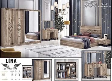 spalni mebel: İkinəfərlik çarpayı, Dolab, Termo, Tumba, Yeni — 2