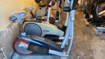 trenajor tutacaqları: KETTLESPORT markalı, bej rəngdə və qara vurğulara malik eliptik — 1