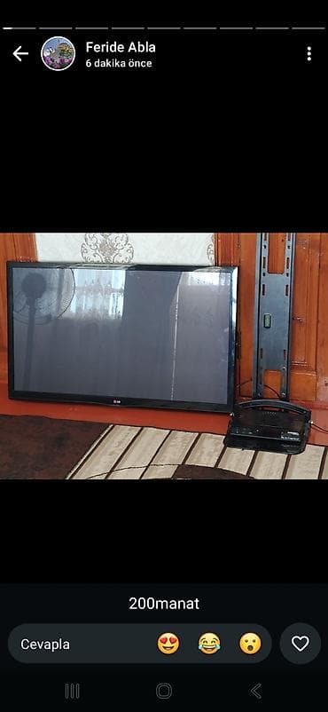 LG LED televizor + divar asqısı və media qutusu - Marka/model: LG lalafo.az -da LG LED televizor + divar asqısı və media qutusu - Marka/model: LG