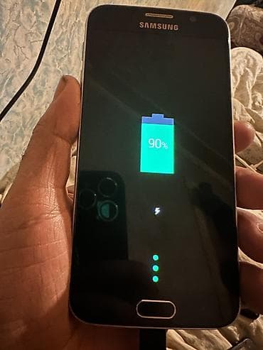 Samsung Galaxy S6 (SM-G920) Ekran ve plata iwlekdi. Sadece baterya ve