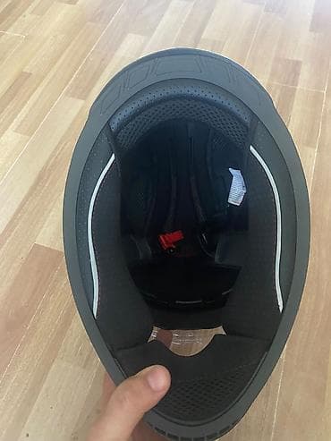 gidrafon mator: Motokask – tam üzlü (full-face) model, rəngarəng qrafika ilə - — 3