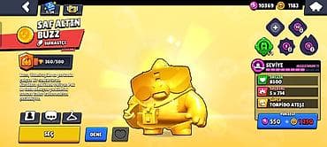 muncuq desti: Brawl Stars hesabı – trofey yolu 9860, profil səviyyəsi 9+, hesab adı — 2