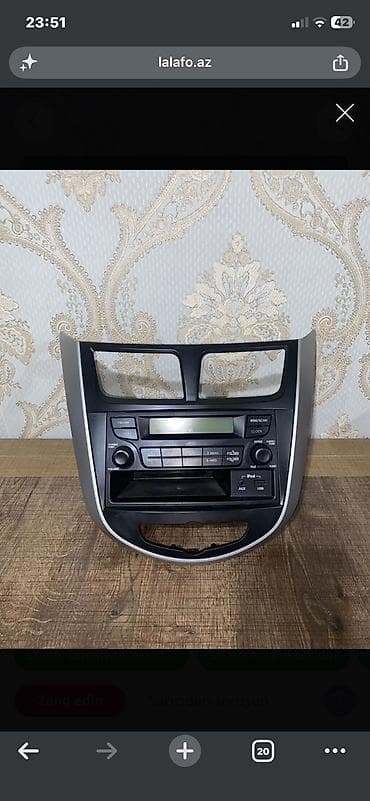 İdeal vəziyyətdə Accent manitoru . Arginal OEM • Usb flaskart Aux