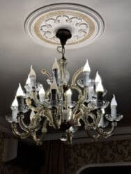 Ev üçün dekor: Xrustal lyustra satilir — 1