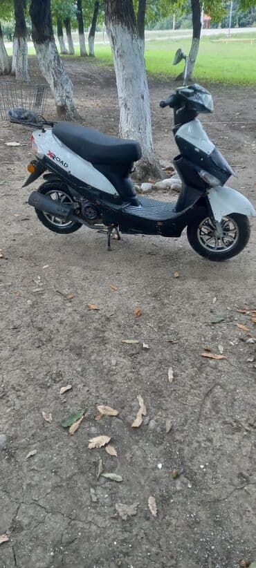 reduktor suretler qutusu: Skuter X-ROAD - Yanacaq növü: benzin - Kuzov: şəhər tipi skuter, 2 — 4