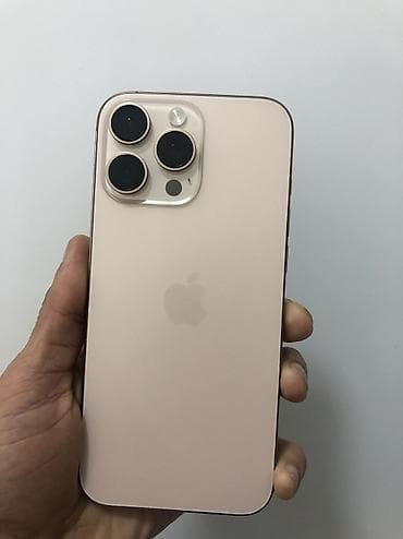 iphone 10 plus: IPhone 16 Pro Max, Desert Titanium, Qırıq — 1