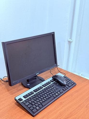 intel core i7: Masaüstü kompüter komplekti - Sadə, rahat tam ölçülü klaviatura və — 4