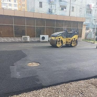 2ci əl qapı: Asfalt işlərinin görûlməsi məhəllə daxili yollarin bina saheleri — 2