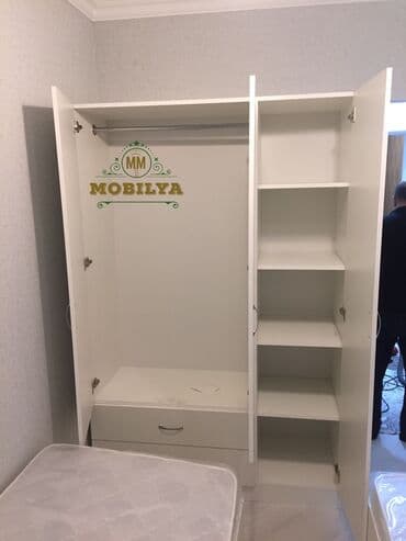 metbex şkafı: Düz dolab, Yataq otağı üçün, Eyvan üçün, Qonaq otağı üçün, Qarderob, Açılan, Korpuslu, 3 qapılı — 8