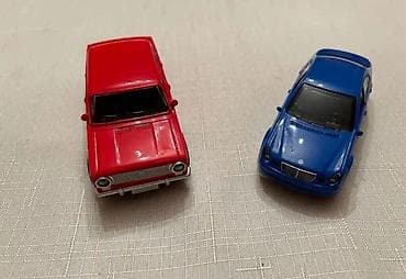 Игрушечный транспорт: Mavi rəngli metal oyuncaq maşın modeli - Korpus: metal die-cast — 3
