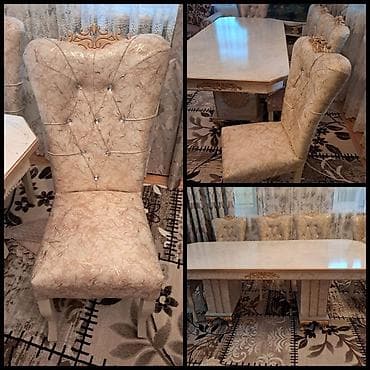 belarus mebel evi: Qonaq otağı üçün, Açılmayan, Dördbucaq masa, 8 stul — 2