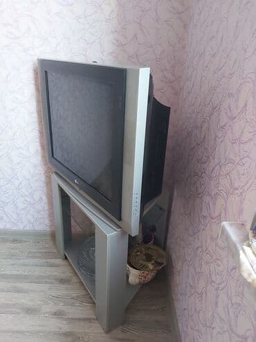 подставка для цветов: Б/у, Прямой ТВ стенд, С полками, Деревянный — 5