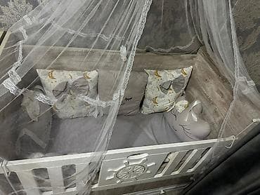 boru: Oğlan və qız üçün, Yeni, Dördbucaq, Beşik, Dəst ilə, Matras ilə, Yellənmə mexanizmsiz — 3