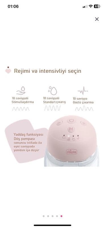 1 dəfə istifadə olunub, yoxlamaq üçün. Yenidir Chicco geyilə bilən — 2