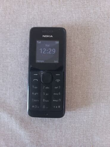 Nokia 105 4G, rəng - Qara, Düyməli