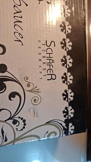 annaberry turkiye: Çay dəsti, rəng - Ağ, Farfor, Schafer, Türkiyə — 2