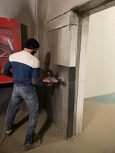 kohnə dəmir darvaza: Beton kəsmə və deşmə xidməti - Beton, dəmir-beton, kərpic və daş — 7