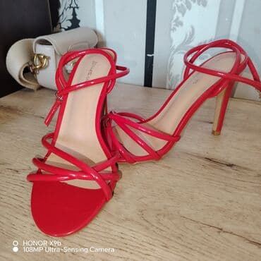 tek qas sepler: Ölçü: 37, rəng - Qırmızı, İşlənmiş — 2