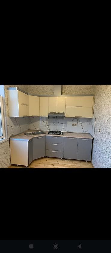 metbex şkaf: Sifarişlə mətbəx dəsti, Özü çəkən petlələr, MDF, Kredit var, Pulsuz çatdırılma — 10