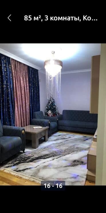 купить квартиру белый город: 85 m², 3 otaqlı mənzil - Ümumi sahə: 85 m² - Otaqlar: 3 Dizaynlı zal — 1