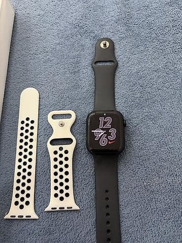 Smart saatlar: Yeni, Smart saat, Apple, Sim kart, rəng - Qara — 3