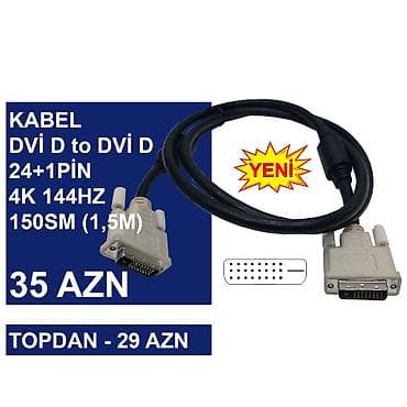 mini kompüterlər: DVİ Kabellər SAYLA ALANA VƏ USTALARA TOPDAN QİYMƏTLƏ VERİLİR! ⭐Display — 4