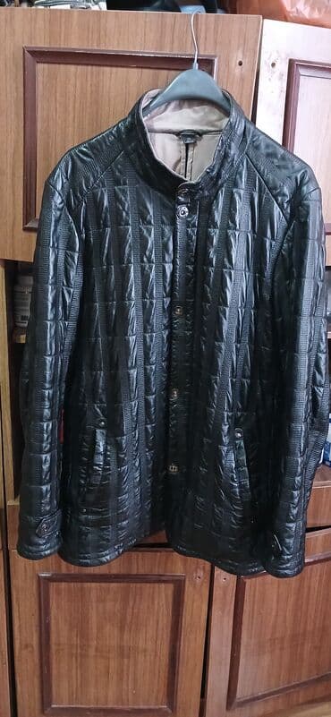 Kurtka, Dəri, Qış, 2XL
