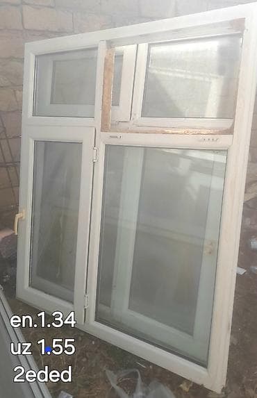 hamam ucun asma tavan: Alman istehsali.bir yerde 160 azn.Plastik pəncərə blokları (2 ədəd) — 1