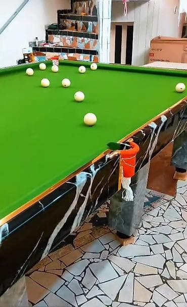 Kitablar və jurnallar: Bilyard/Qaraşalvar stolu - Tam ölçülü klassik bilyard stolu – yaşıl — 1