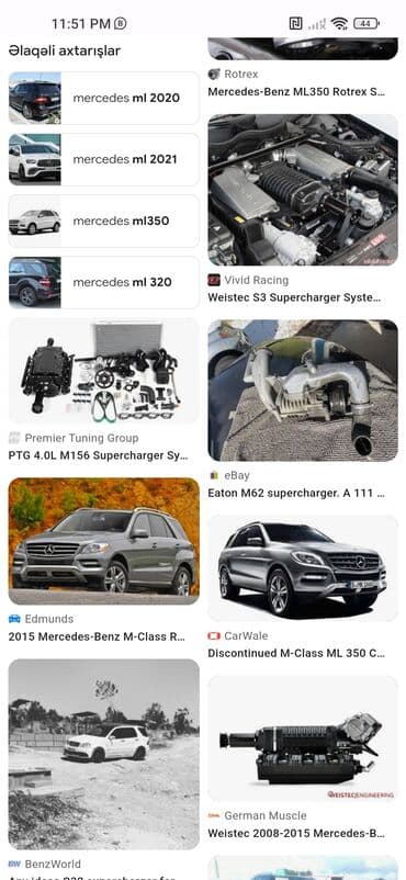 membran material nədir: Mercedes-Benz ML, Orijinal, İşlənmiş — 2