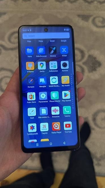 kompakt telefonlar: Infinix Note 30, 128 GB, rəng - Gümüşü, Sensor — 4