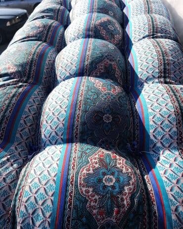 həsir xalca: Tək nəfərlik döşəklər yun sintifon bambuk — 1