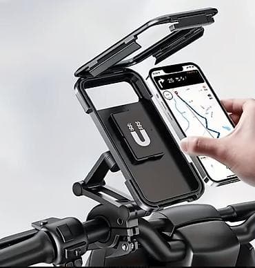 ucuz teklefonlar: Velosiped və motosiklet üçün maqnitli, qoruyucu telefon tutacağı — 2