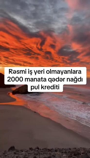 rəssam: Rəsmi iş yeri olmayanlar üçün nağd pul krediti - Məbləğ: 2000 AZN‑ə — 1