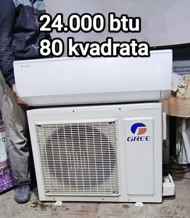 hofman kondisioner: Kondisioner Gree, İşlənmiş, 70-80 kv. m, Split sistem, Kredit yoxdur, Ödənişli quraşdırma — 1