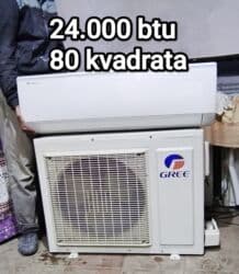 kondisioner gree qiymeti: Kondisioner Gree, İşlənmiş, 70-80 kv. m, Split sistem, Kredit yoxdur, Ödənişli quraşdırma — 1