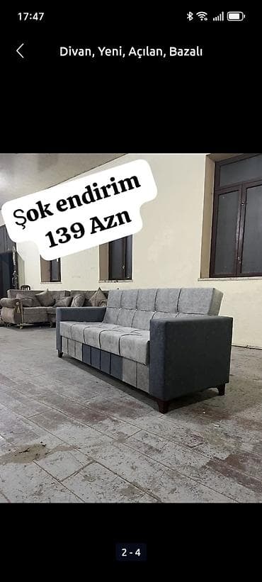 Divan, Yeni, Açılan, Bazalı, Parça, Ödənişli çatdırılma