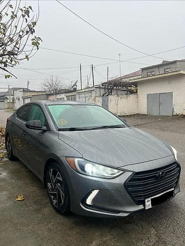 priora diskleri: Hyundai Elantra sedan – gümüşü rəng, benzin, avtomat ötürücü sadə — 5