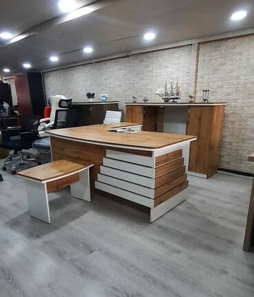 Məhsul: Ofis dəstəsi – iş masası və köməkçi stol Təsvir: - Müasir