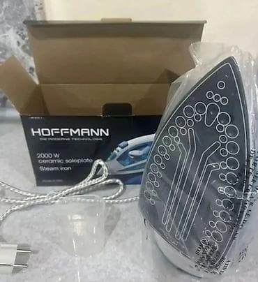 pol silen mop: Hoffmann buxarlı ütü - Güc: 2000 W - Altlıq: Keramik (ceramic — 1