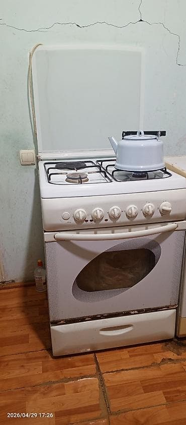 işlənmiş peç: Qarışıq sobası Ayrıca dayanan, 4 gözlü, İşlənmiş — 1
