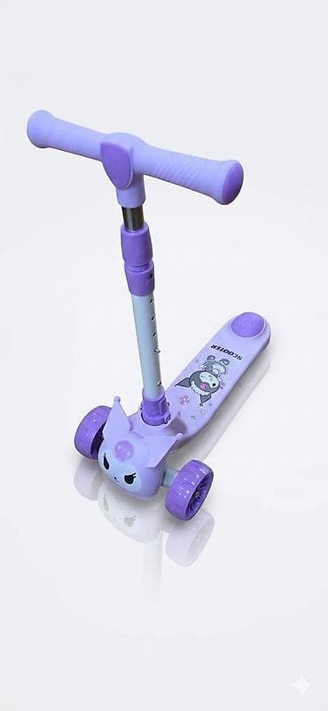 bakavin nədir: Uşaq skuter – Kuromi dizaynlı, musiqili, qatlanan model — 5