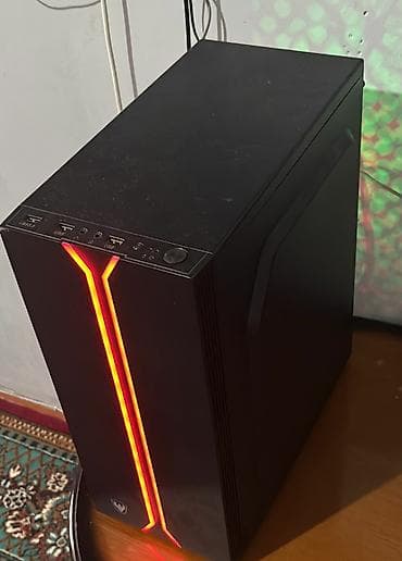 Korpuslar: Gaming masaüstü PC – RGB işıqlı qara Xüsusiyyətlər: - Şüşə yan panel — 2