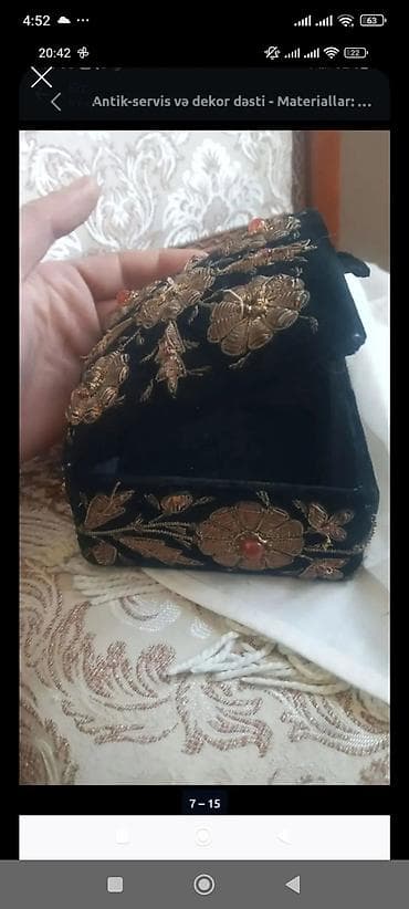 çay desmalı: Tort və şiriniyyat qabı, Farfor, Çexiya — 9