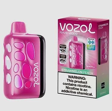 Vozol Rave 40000 – birdəfəlik vape cihazı Ləzzət: Strawmelon Peach