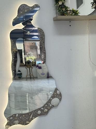 ev guzgu: Güzgü Divar üçün, Dekorativ, Əl işi — 8