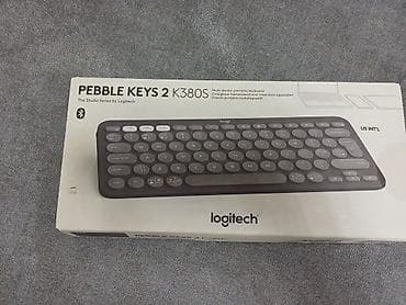 ikinci el printer: Logitech Pebble Keys 2 K380S simsiz klaviatura yenidir hediyye edilib — 6