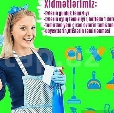 Qaşıqlar: Təmizlik | Ofislər, Mənzillər, Evlər | Ümumi təmizlik, Gündəlik təmizlik, Təmirdən sonra təmizlik — 1