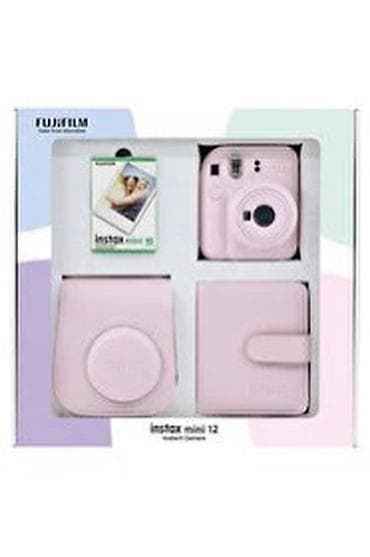 Fujifilm Instax Mini 12 – Çəhrayı Dəst Məzmun: - Instax Mini 12 ani